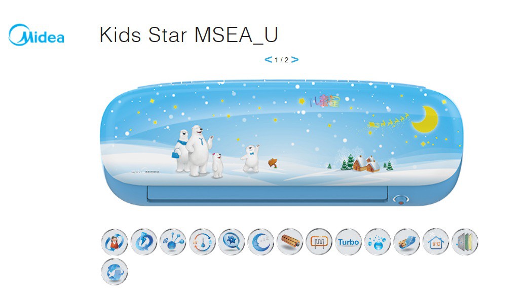 Midea Kid Star MSEAAU-09HRFN1-QRD0G Blue